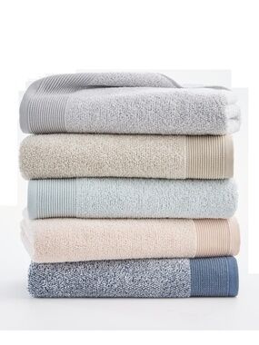 Oake Ethicot Bath Towel, Navy